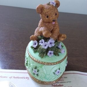 1970's Heritage House Melodies County Fair Collection bear